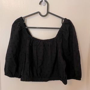 Princess Highway | Cropped puff sleeve top